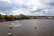 Vltava a Pražský hrad
