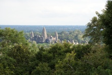 Výhled na Angkor Wat