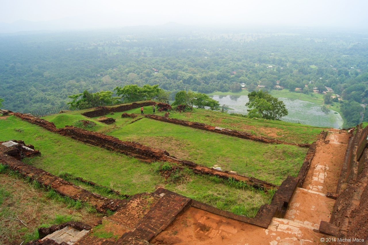 Výhled ze Sigiriye