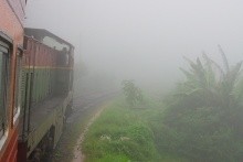 Vlak v mlze
