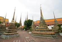 Wat Pho, Chrám ležícího Buddhy, Bangkok, Thajsko